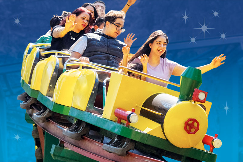 Achterbahn-Rekordfahrt